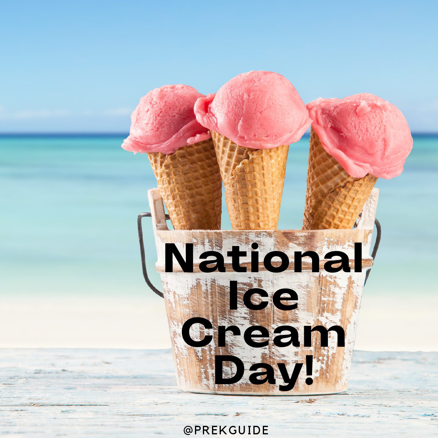 National Ice Cream Day in Pre-K!