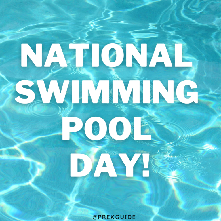 National Swimming Day in Pre-K